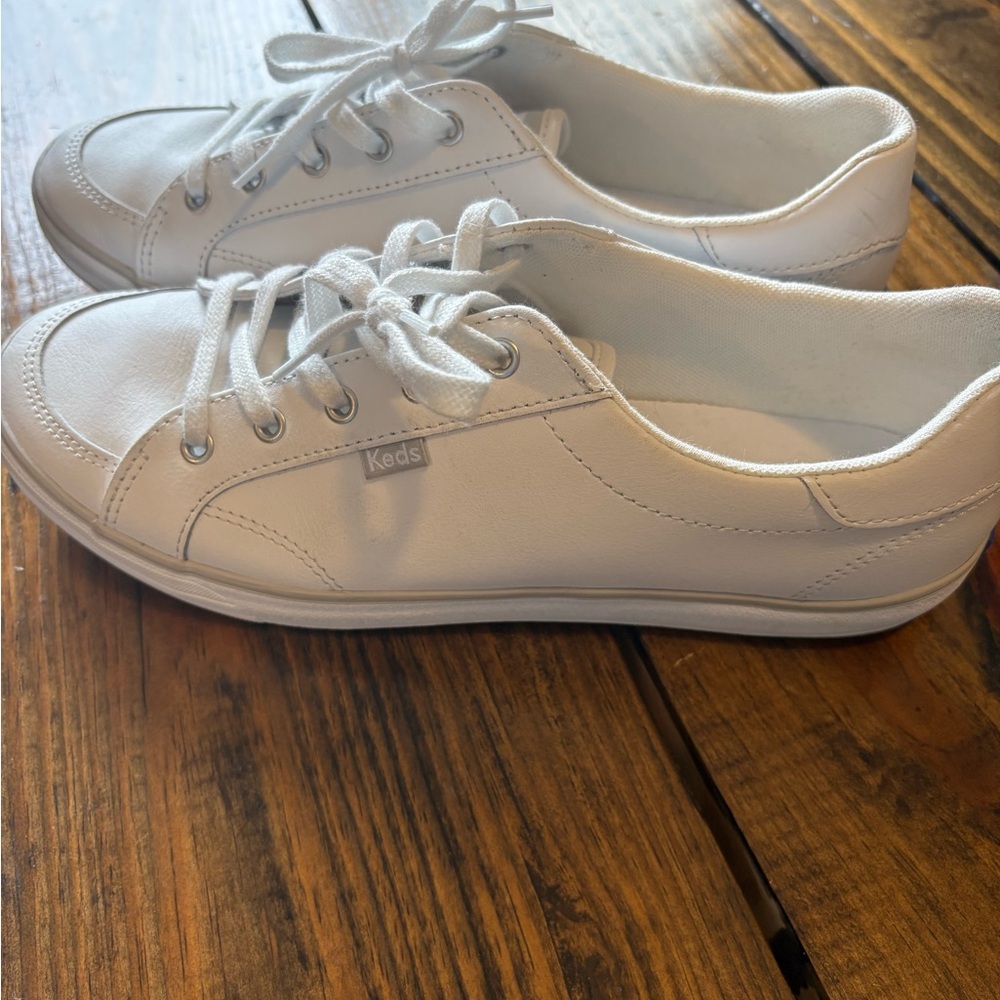 Keds Women's Center III Leather Lace Up Sneakers